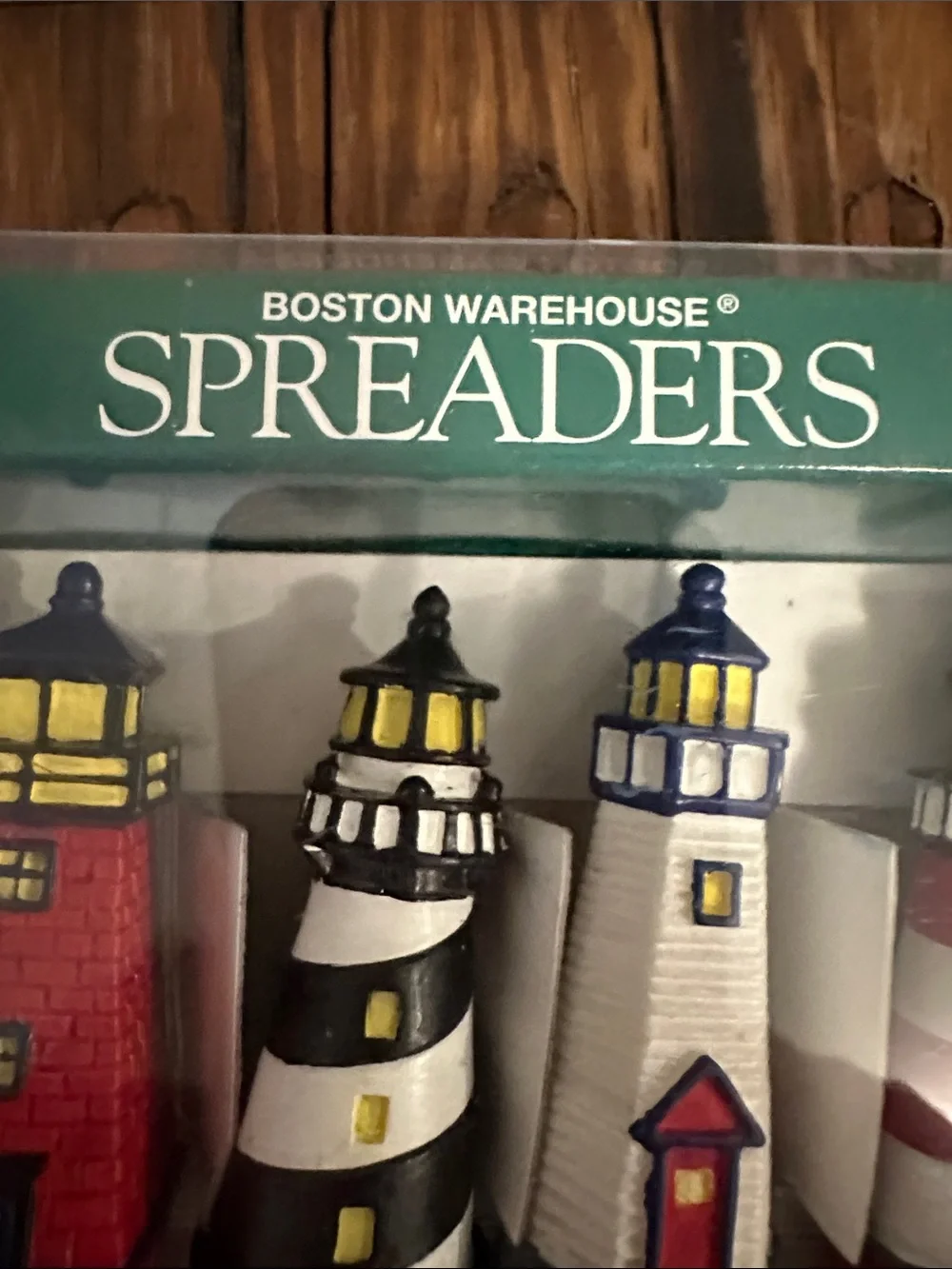 Boston Warehouse Lighthouse Spreaders - Red, Black, White, Yellow, Blue